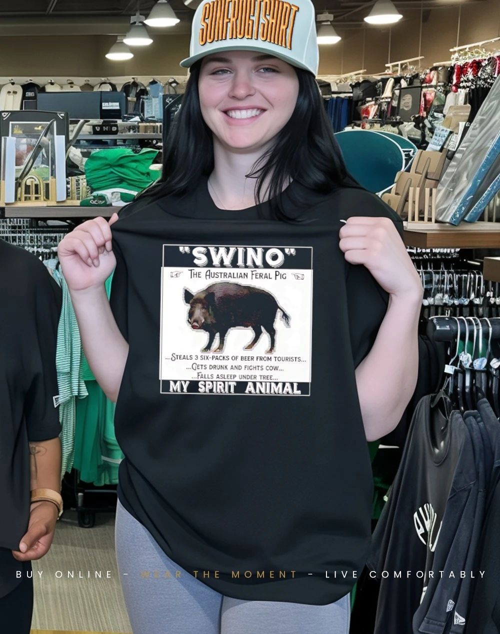 Swino the australian feral pig my spirit animal shirt