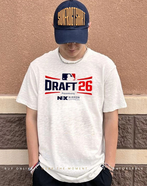 2026 MLB Draft presented by Nippon Express logo shirt