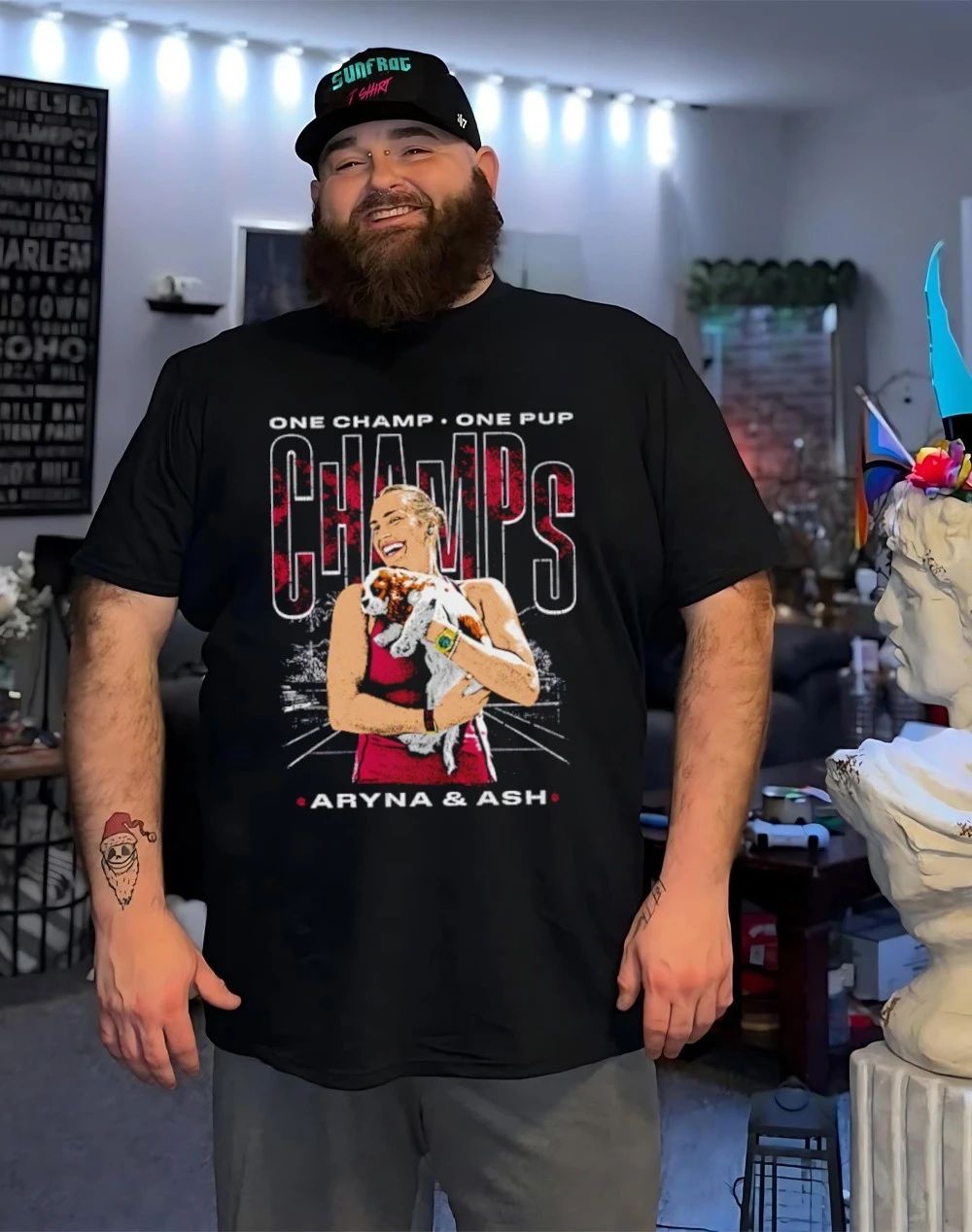 Aryna Sabalenka One Champ One Pup graphic shirt