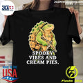 Turtle Soldier Spooky Vibes And Cream Pies Shirt