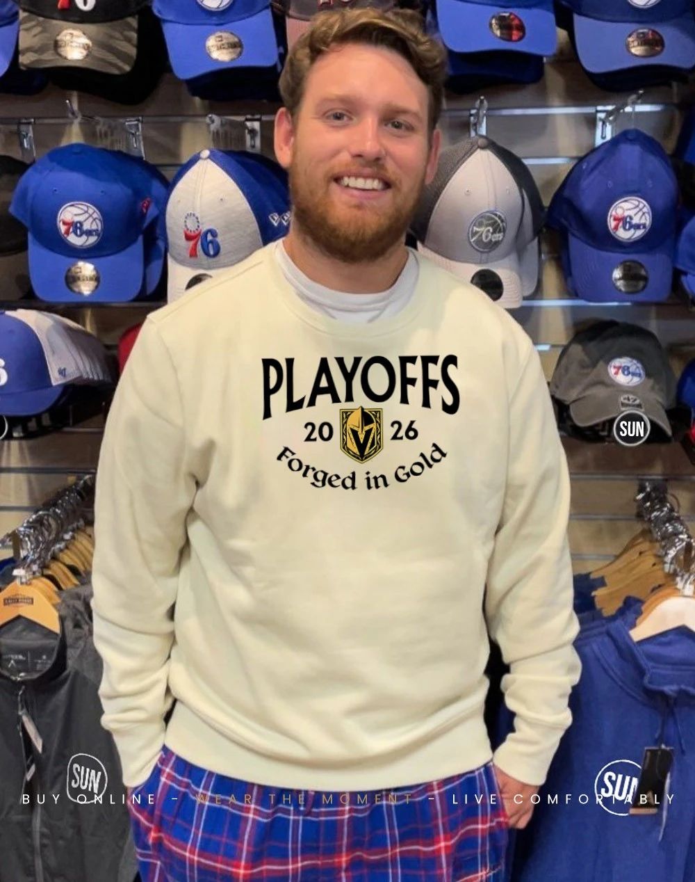 Vegas Golden Knights 2026 Playoffs Forged in Gold shirt