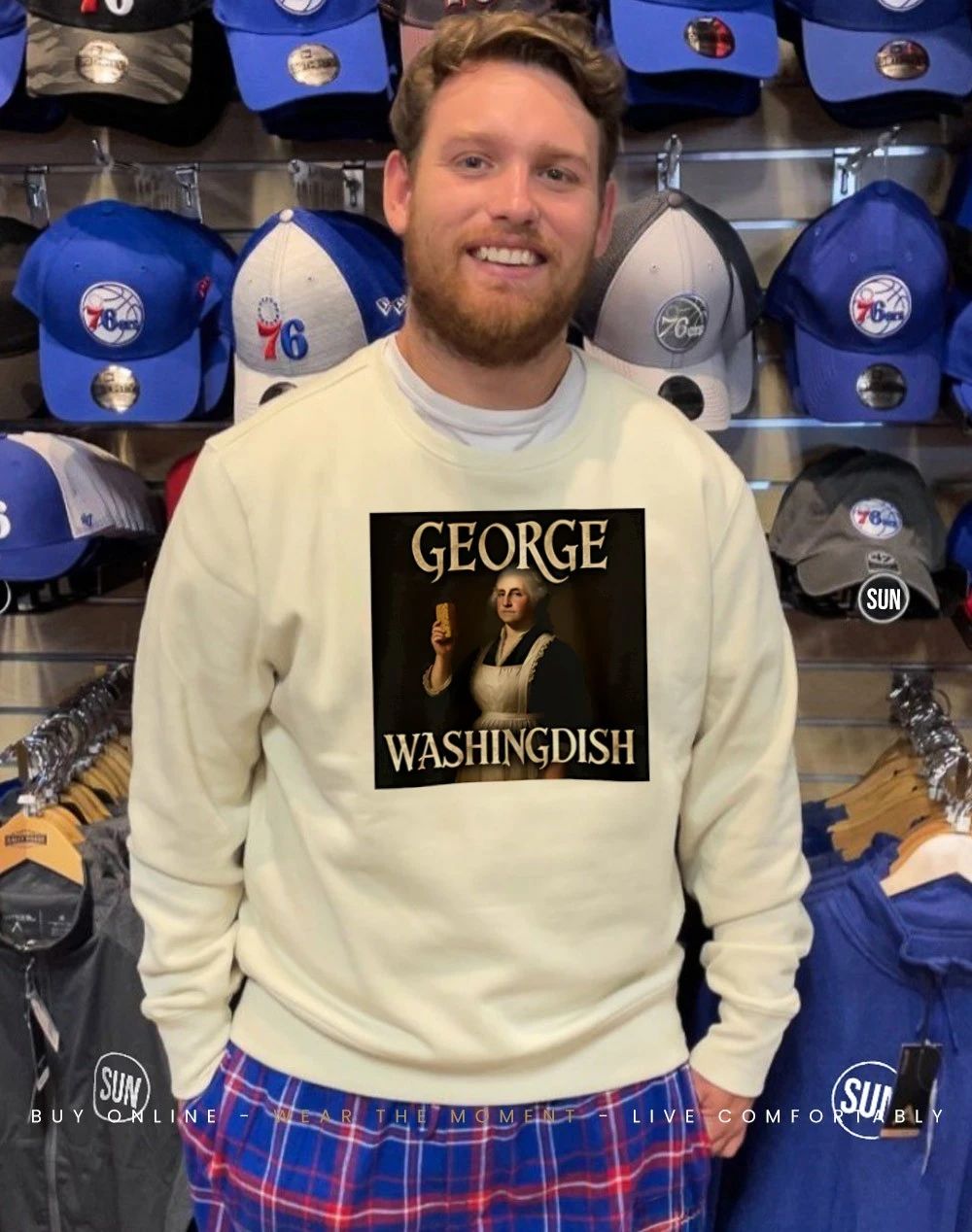 George Washindish George Washington funny shirt