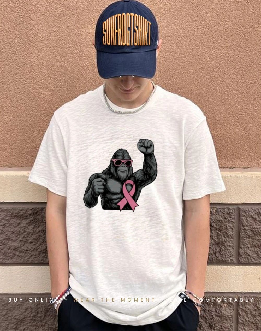 Breast Cancer Awareness Gorilla Survivor shirt