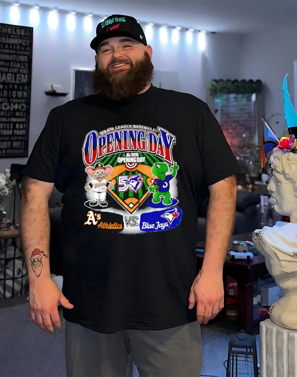 MLB Opening Day 2026 Athletics vs Blue Jays Mascot shirt