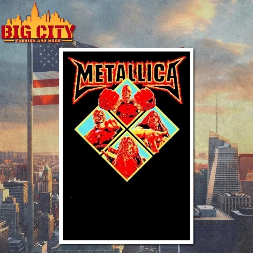 Metallica M72 World Tour Skeleton Diamond Shirt