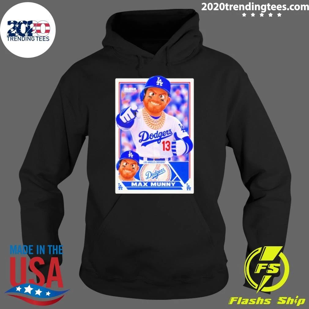 Max Munny Los Angeles Dodgers No 13 Block Legendz Shirt