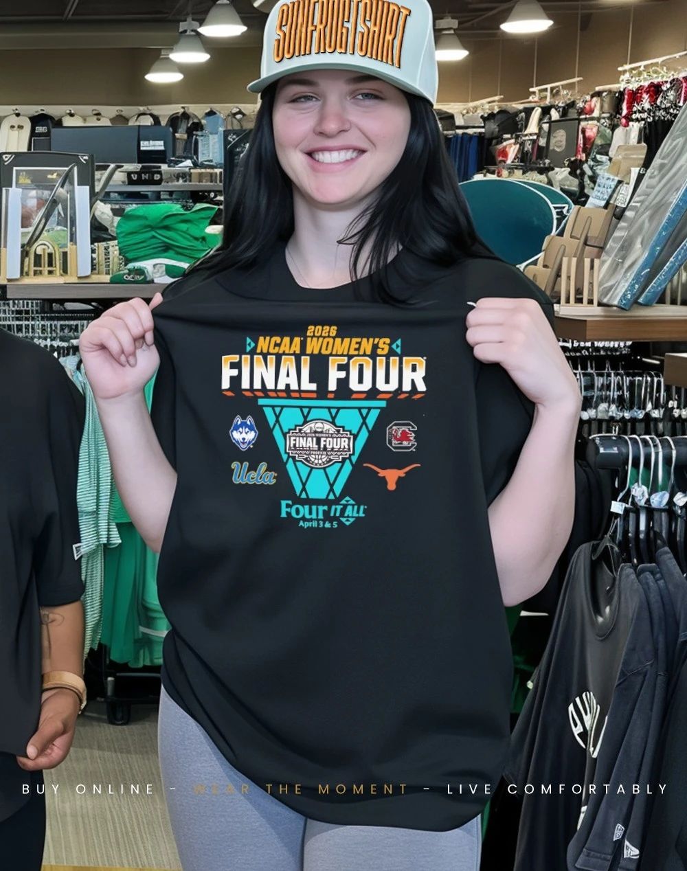 NCAA Women’s Basketball Final Four 2026 Four It All Four Team logos shirt