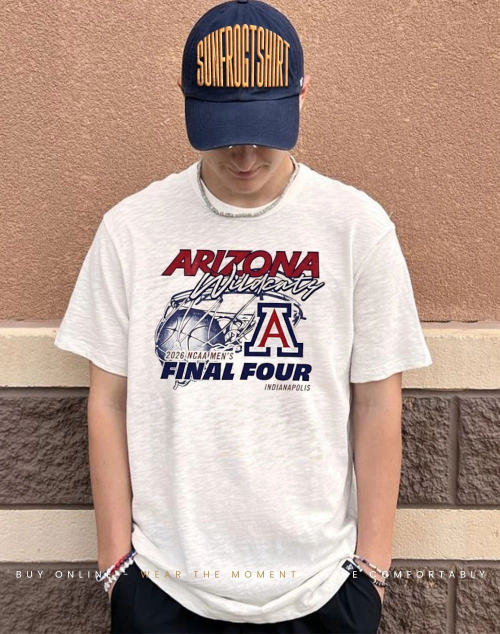 Arizona Wildcats 2026 NCAA Final Four White Shirt