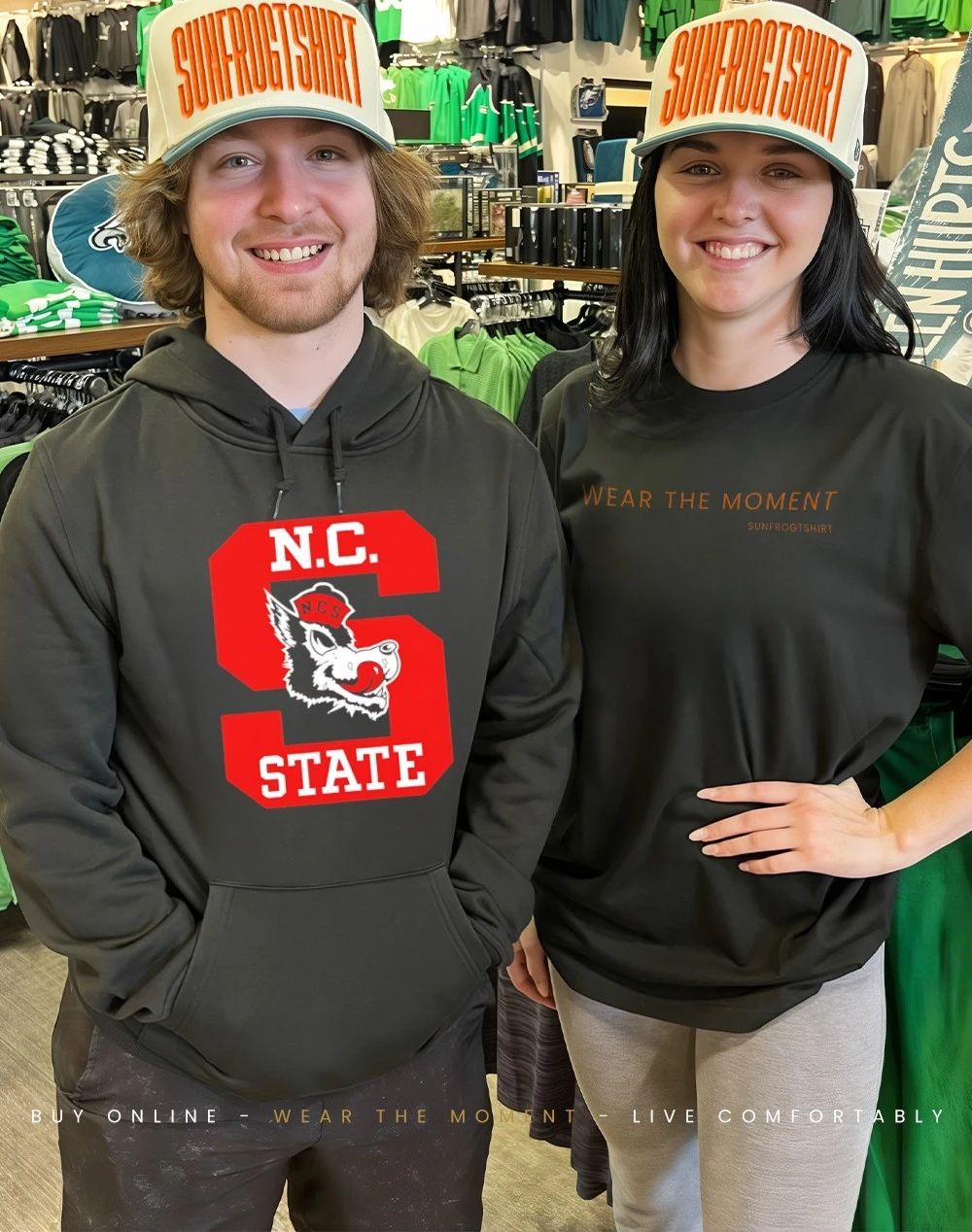 Nc state will wade slobbering wolf shirt