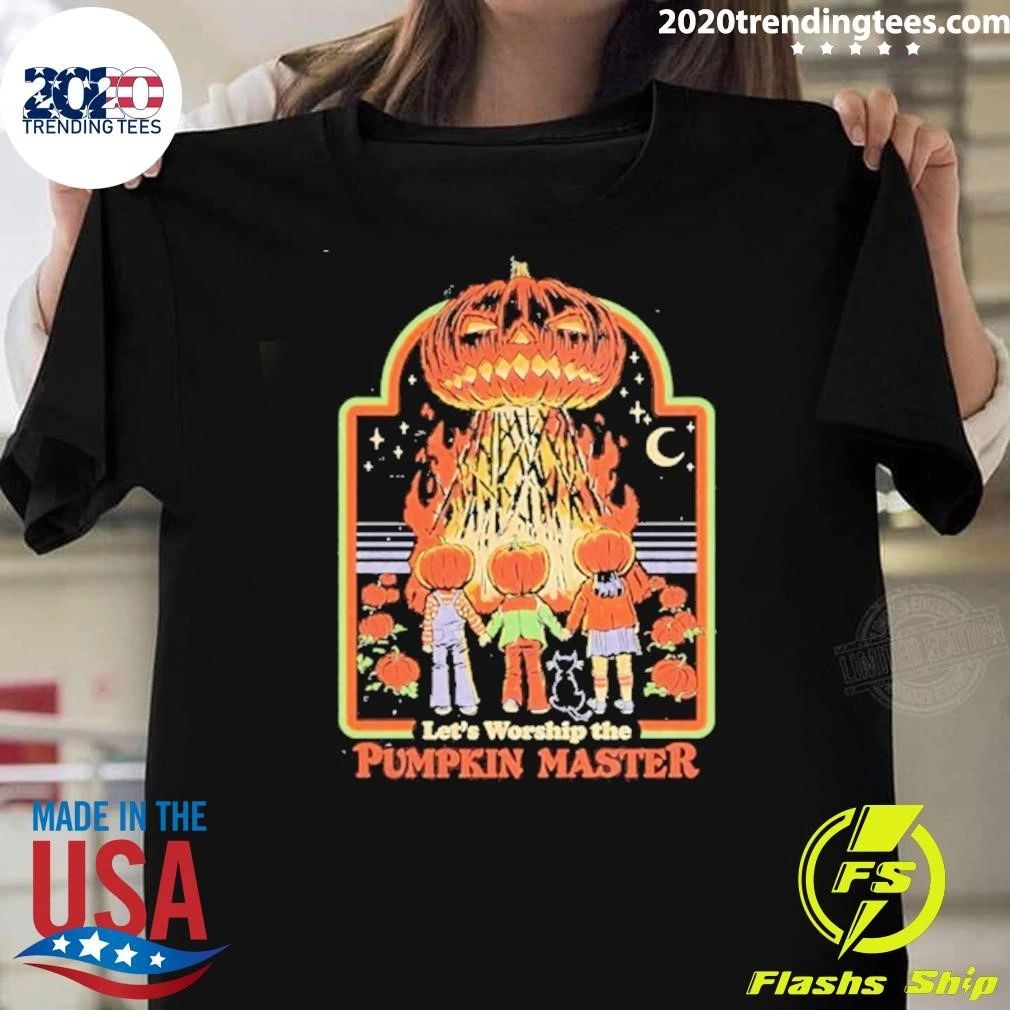 Let’s Worship The Pumpkin Master Halloween Shirt