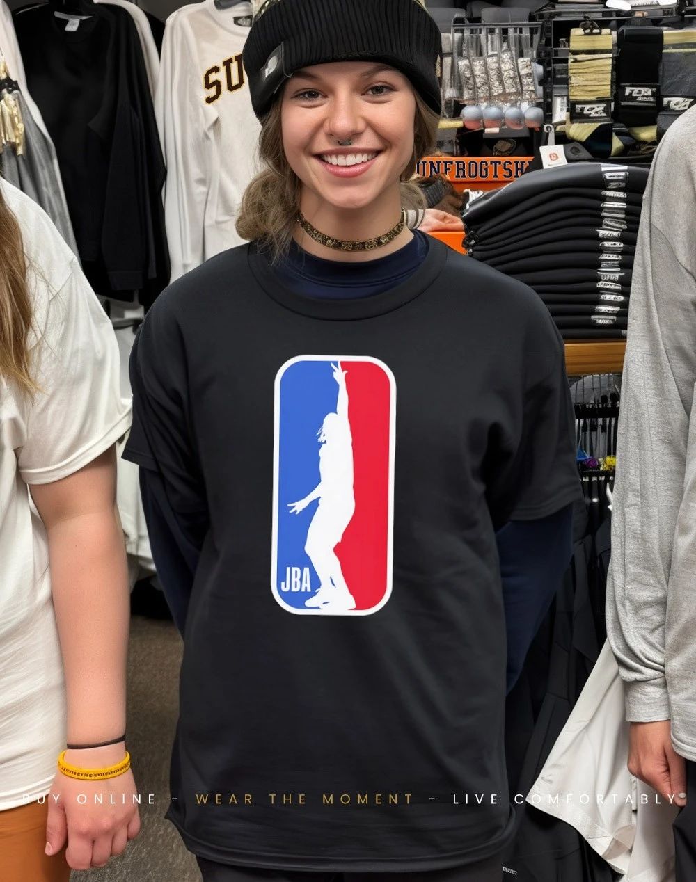 Jalen Brunson Association JBA NBA logo shirt