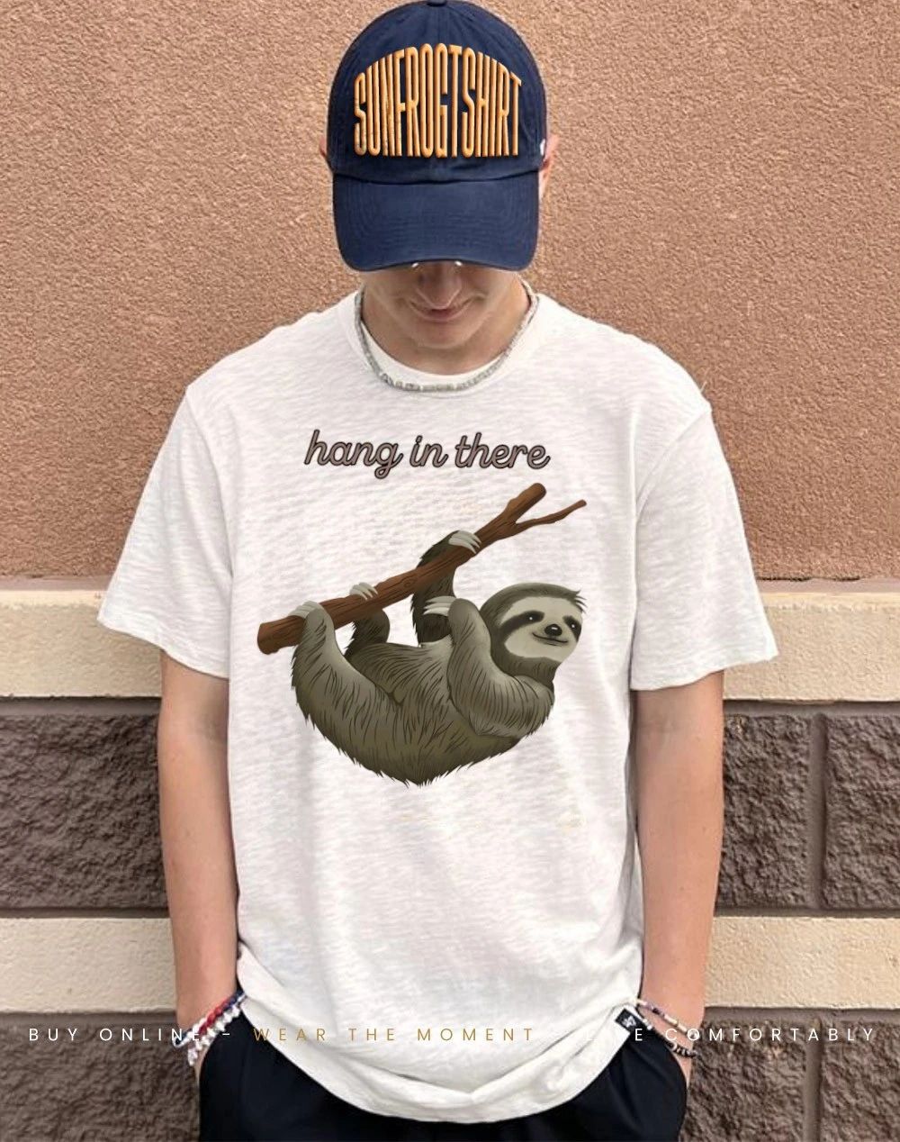 Sloth hang in there shirt