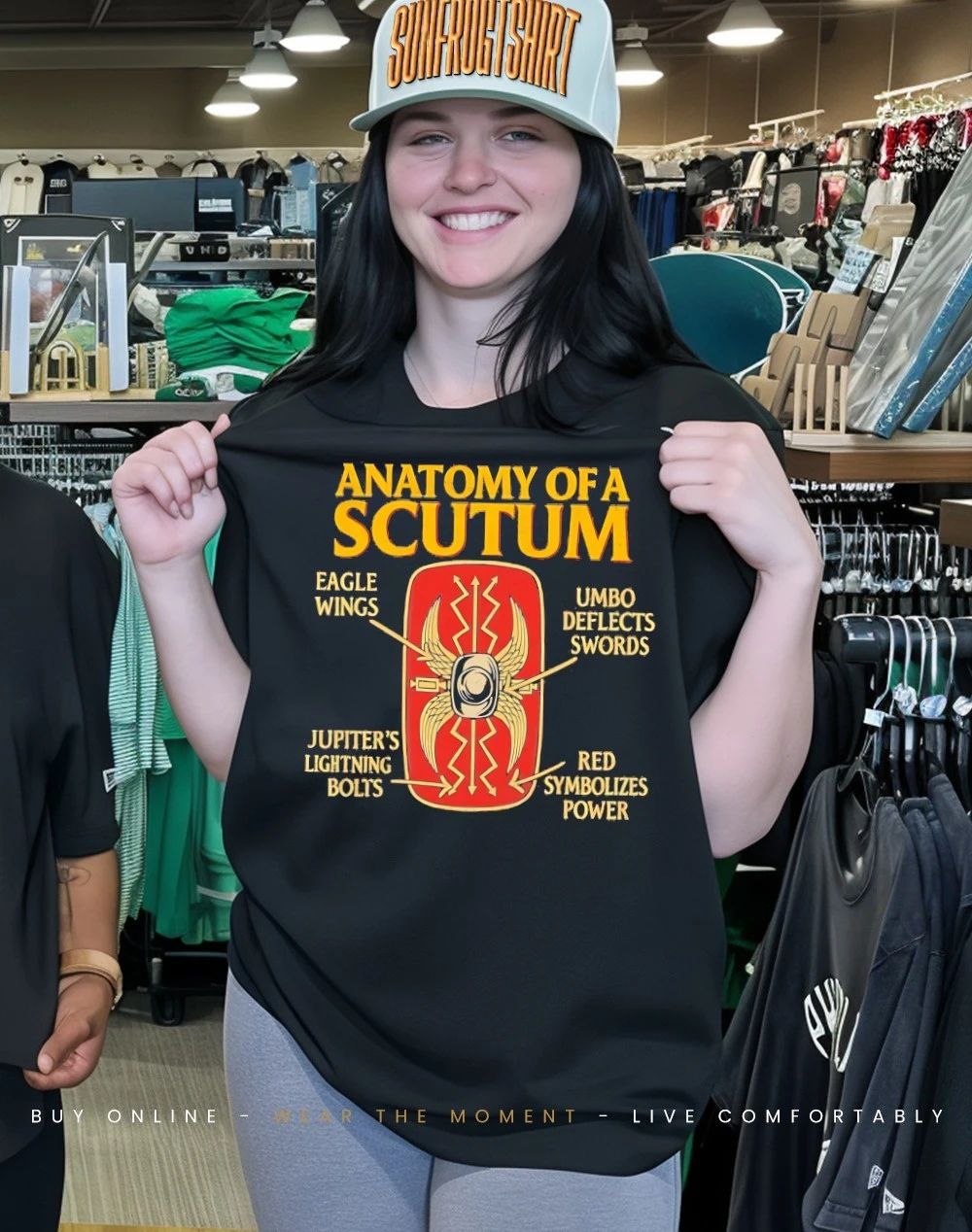 Anatomy of an ancient Roman scutum eagle wings umbo deflects swords shirt