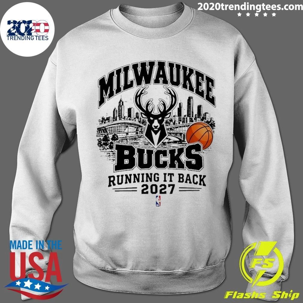 Milwaukee Bucks Basketball Running It Back 2027 Nba Shirt