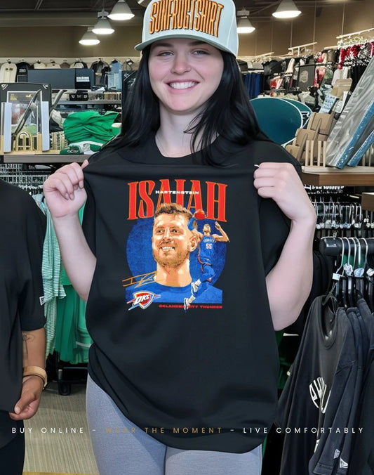 Isaiah Hartenstein Oklahoma City Thunder Dual signature shirt