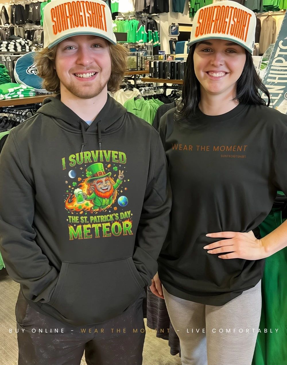 I Survived The St Patrick’s Day Meteor 2026 shirt