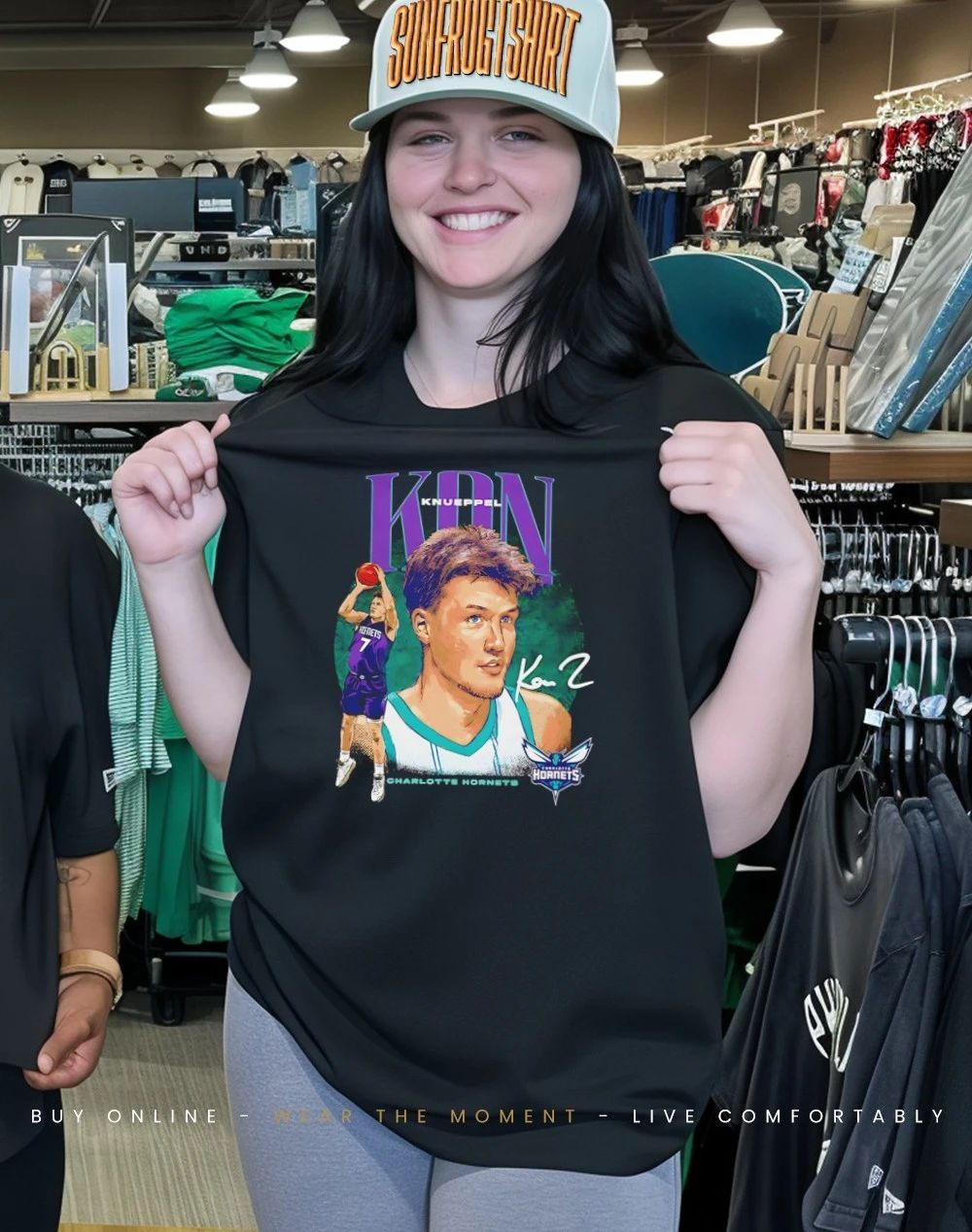 Kon Knueppel Charlotte Hornets Dual signature shirt