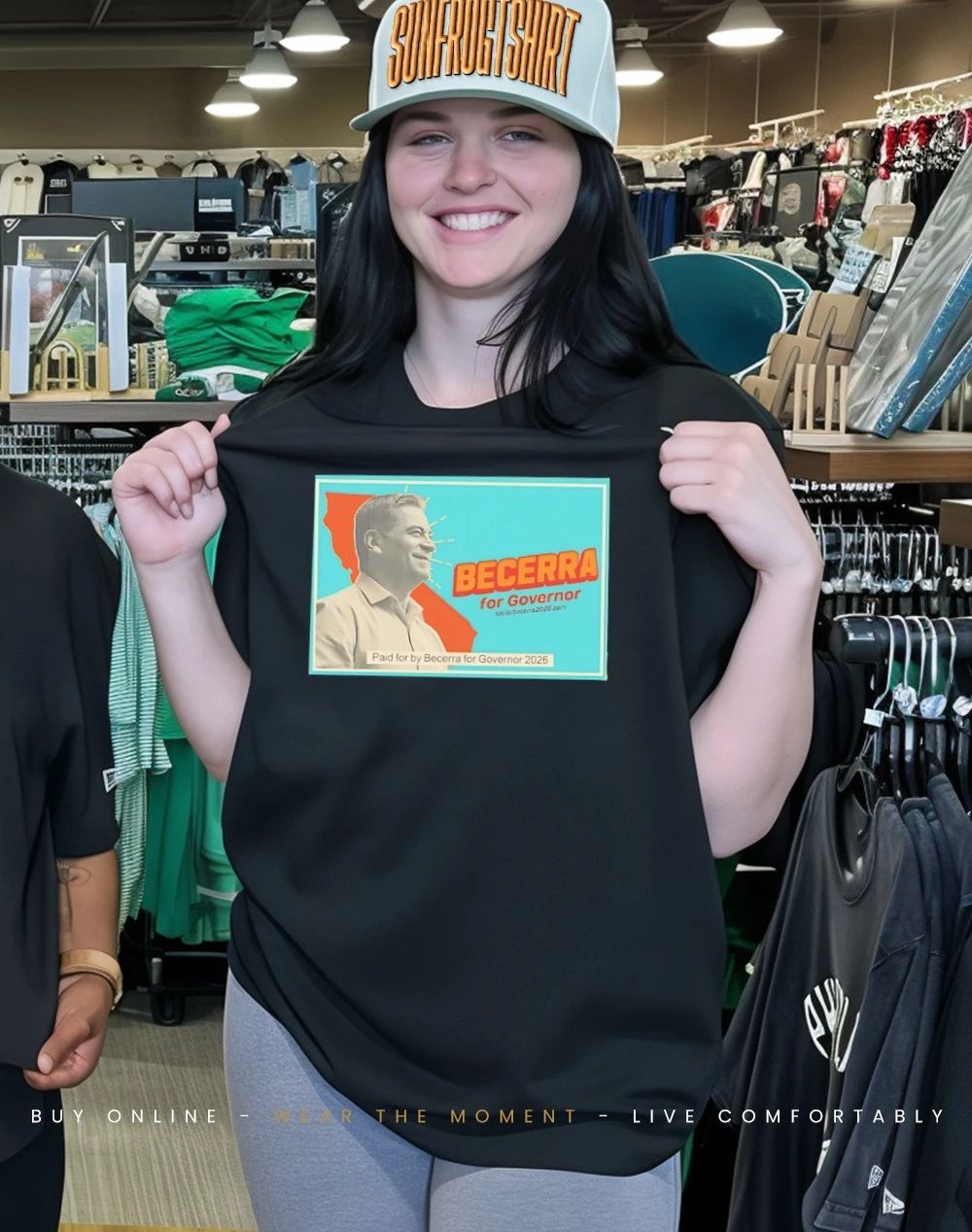 Becerra for Governor paid for by Becerra for Governor 2026 shirt