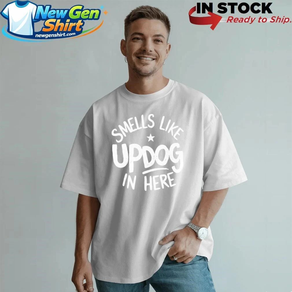 Shrinking Jimmy Smells Like Updog In Here Shirt