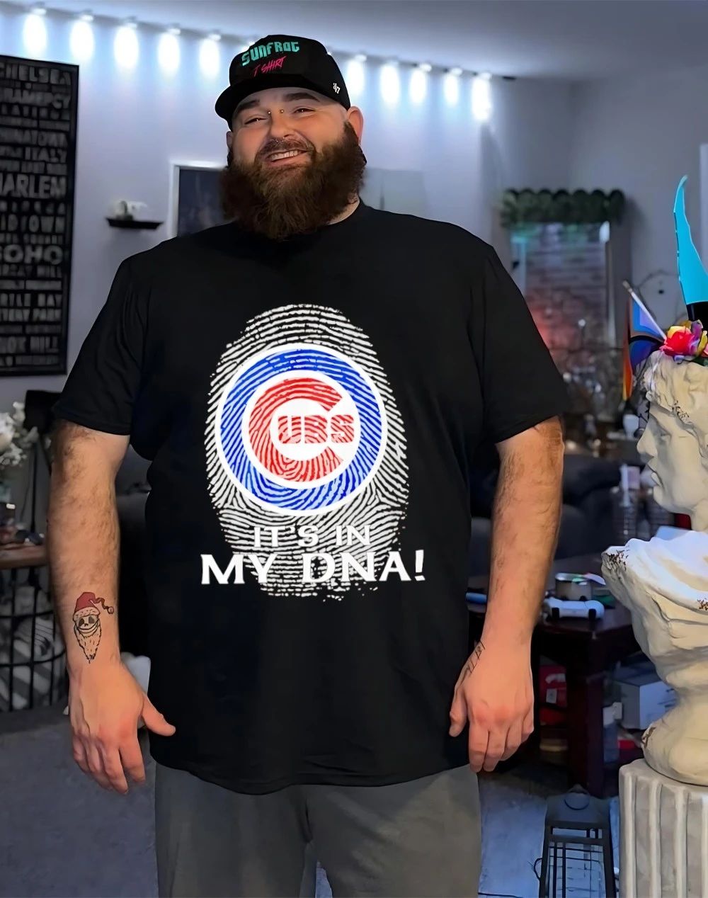 Chicago Cubs it’s in my DNA fingerprint shirt