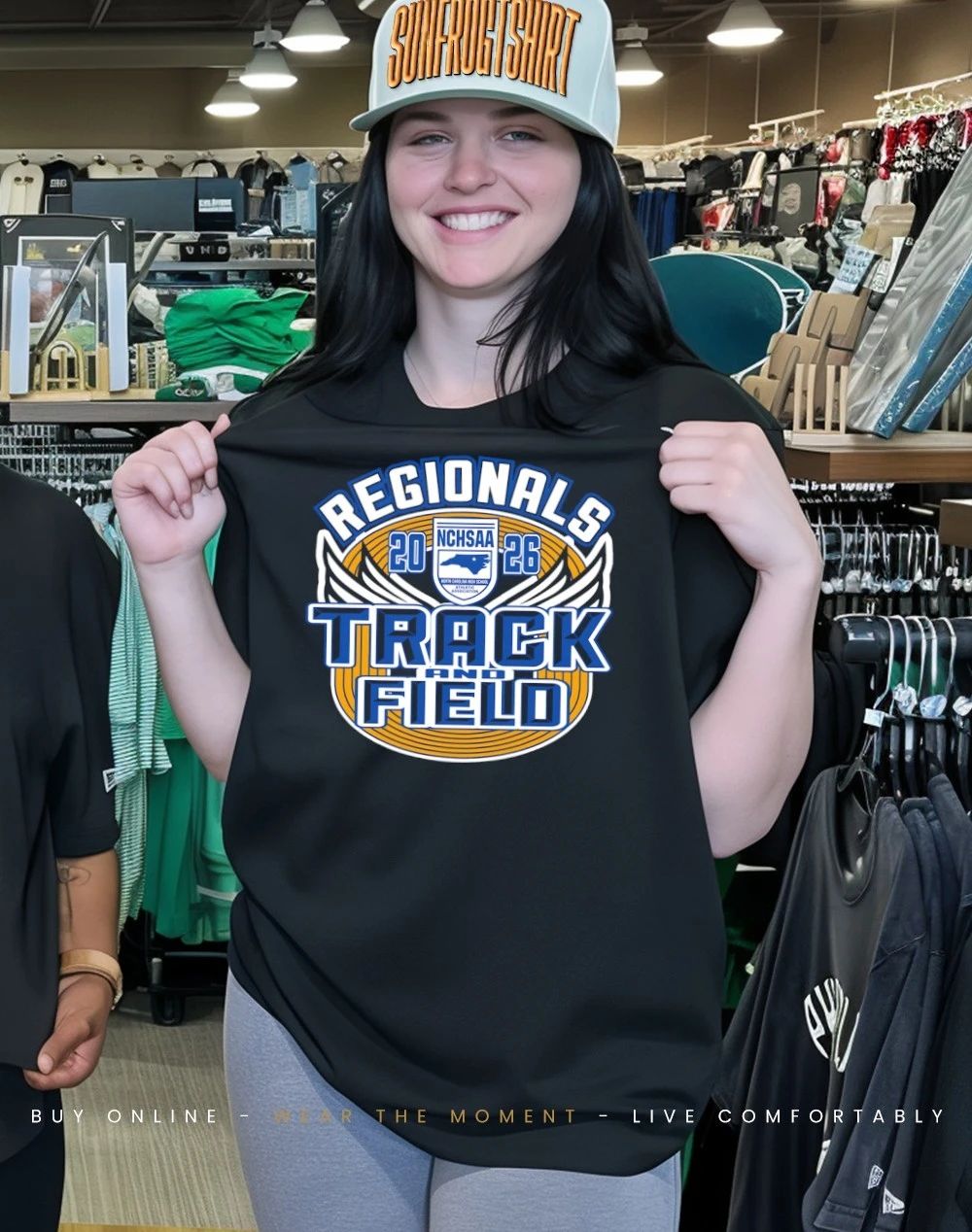 NCHSAA Track & Field Regionals 2026 logo shirt