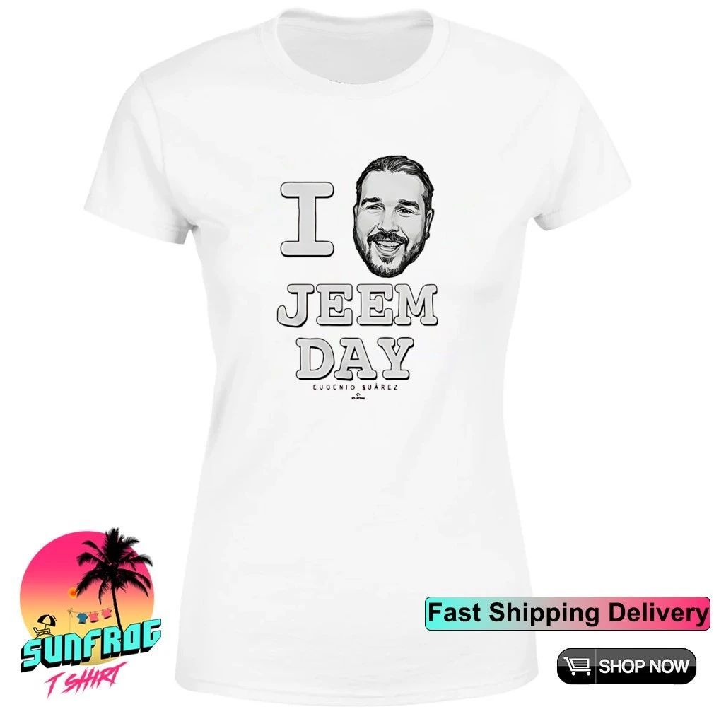 I Love Jeem Day Eugenio Suarez Cincinnati big head shirt