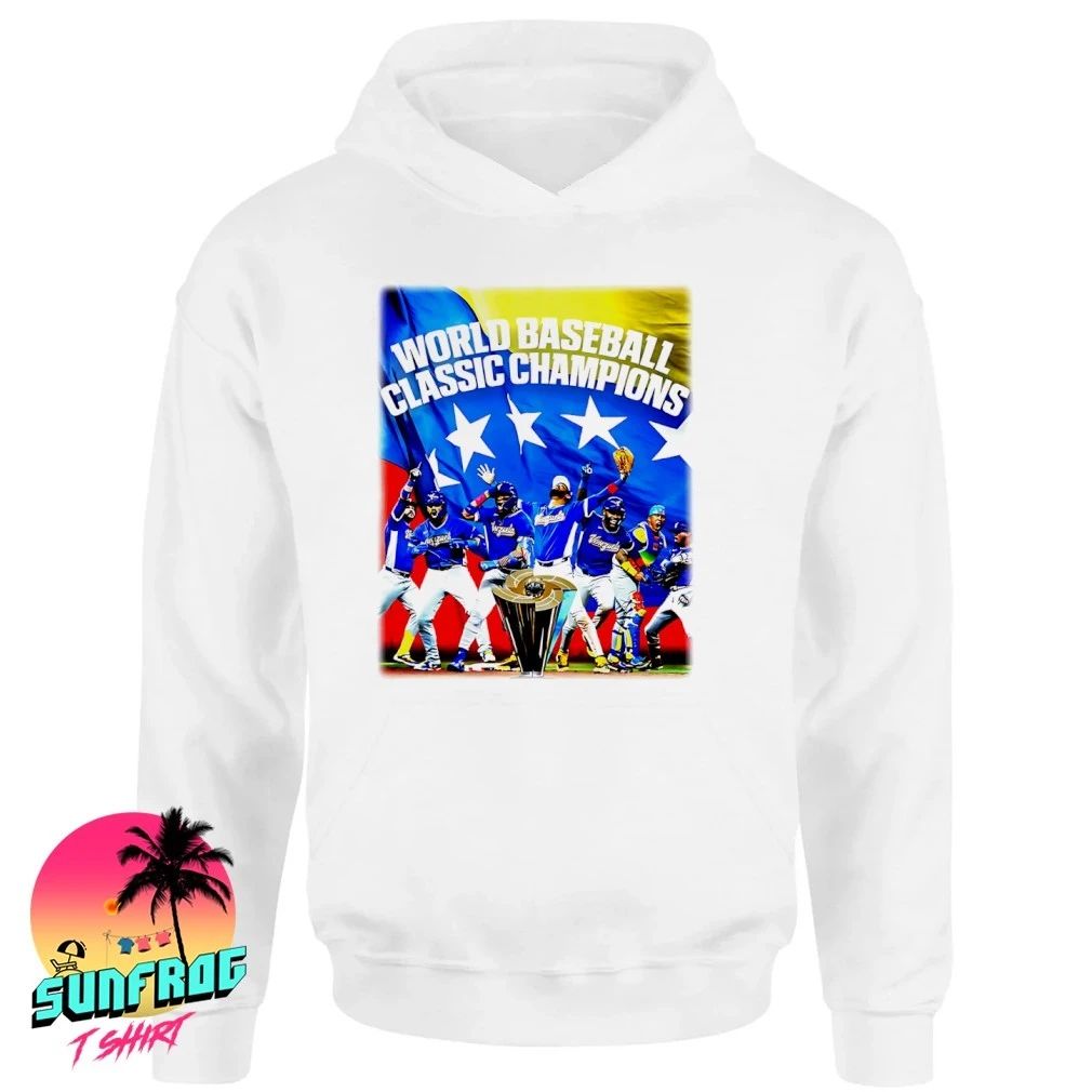 Venezuela baseball 2026 WBC Champion flag trophy shirt