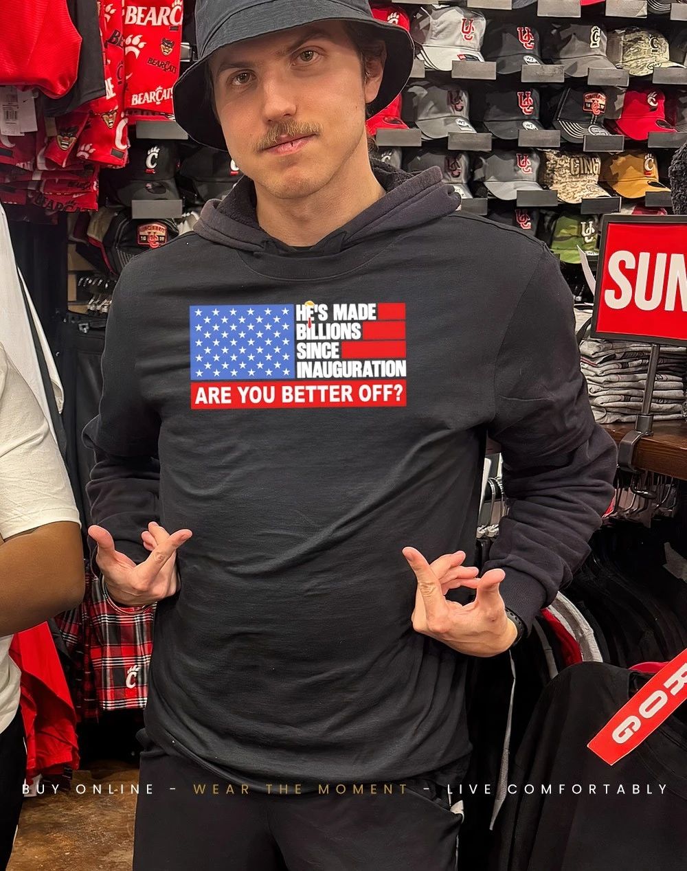 He’s made billions since inauguration Are you better off shirt