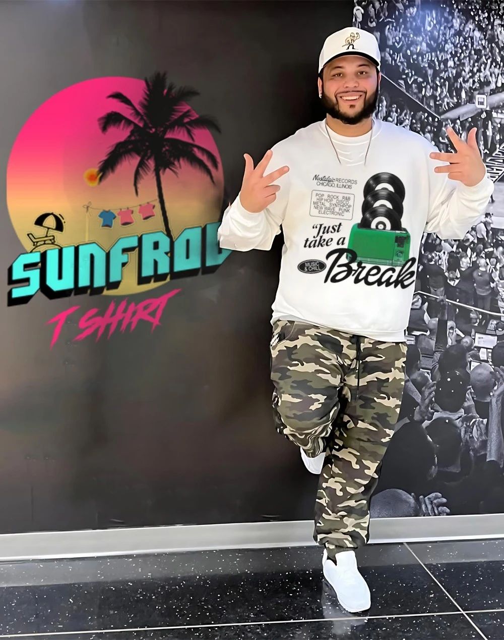 Just take a break music and chill pop rock RnB hip hop disco shirt