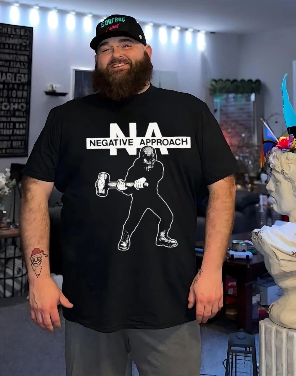 John Brannon Hammer man Negative Approach shirt
