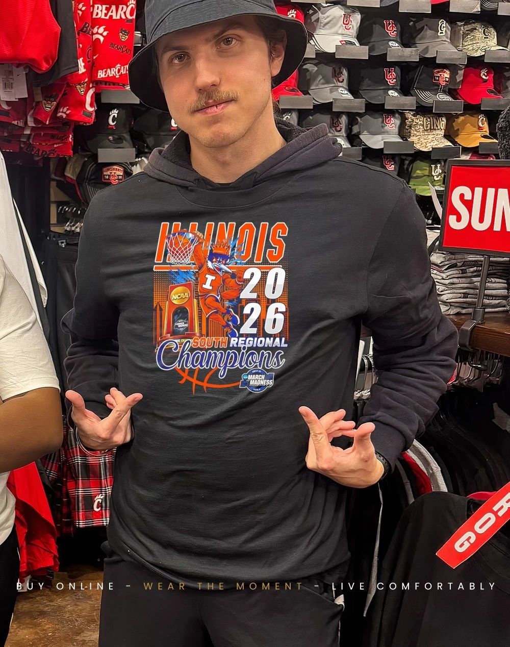Illinois Basketball 2026 South Regional Champions Final Four shirt