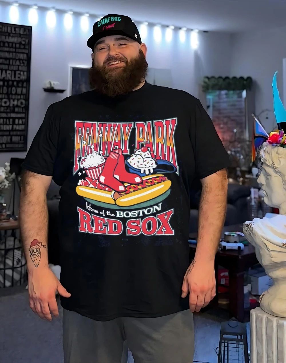 Fenway Park Home of the Boston Red Sox hot dog shirt