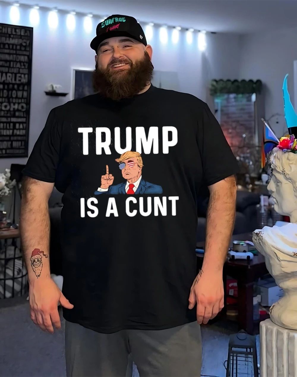 Trump Is A Cunt cartoon shirt