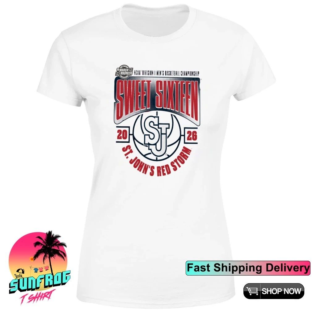 St. John’s Red Storm 2026 NCAA Men’s Basketball Tournament March Madness Sweet 16 shirt