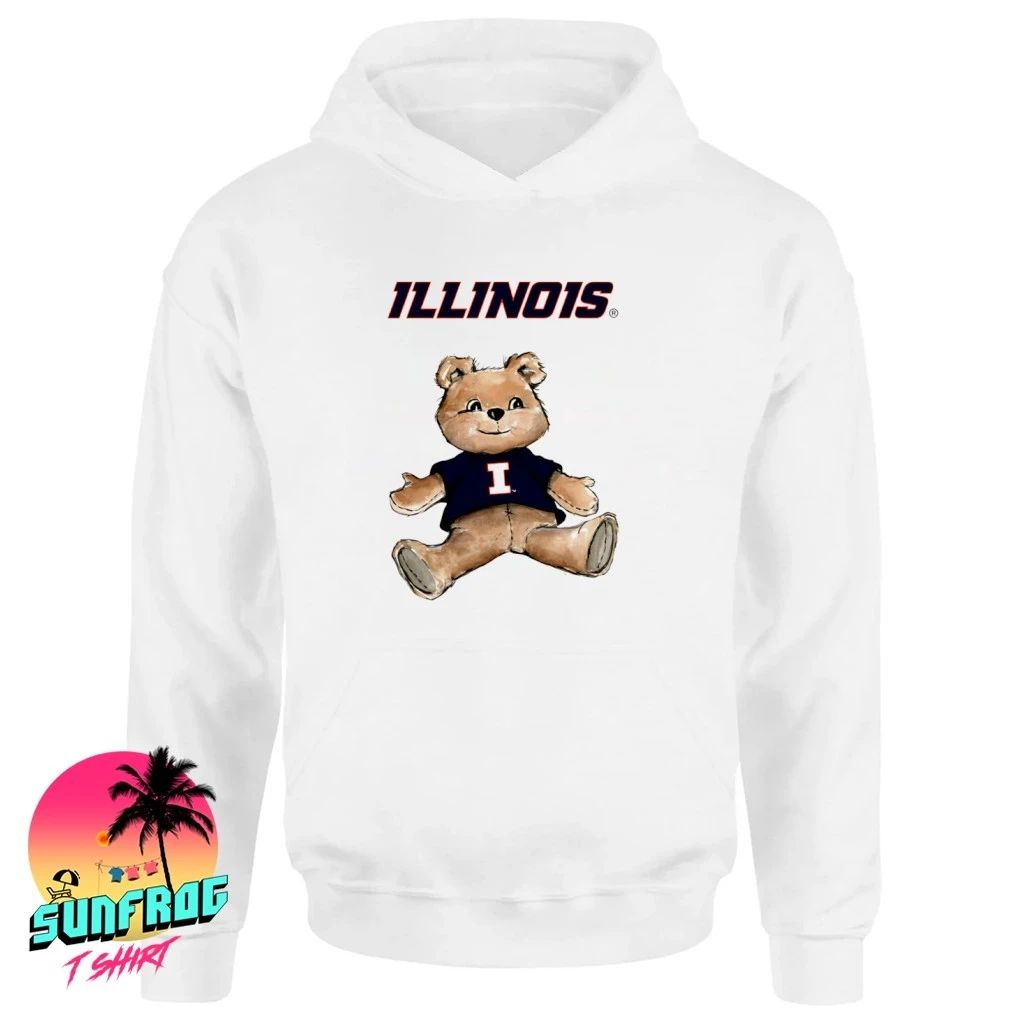 Illinois Fighting Illini Teddy Bear no one cartoon shirt