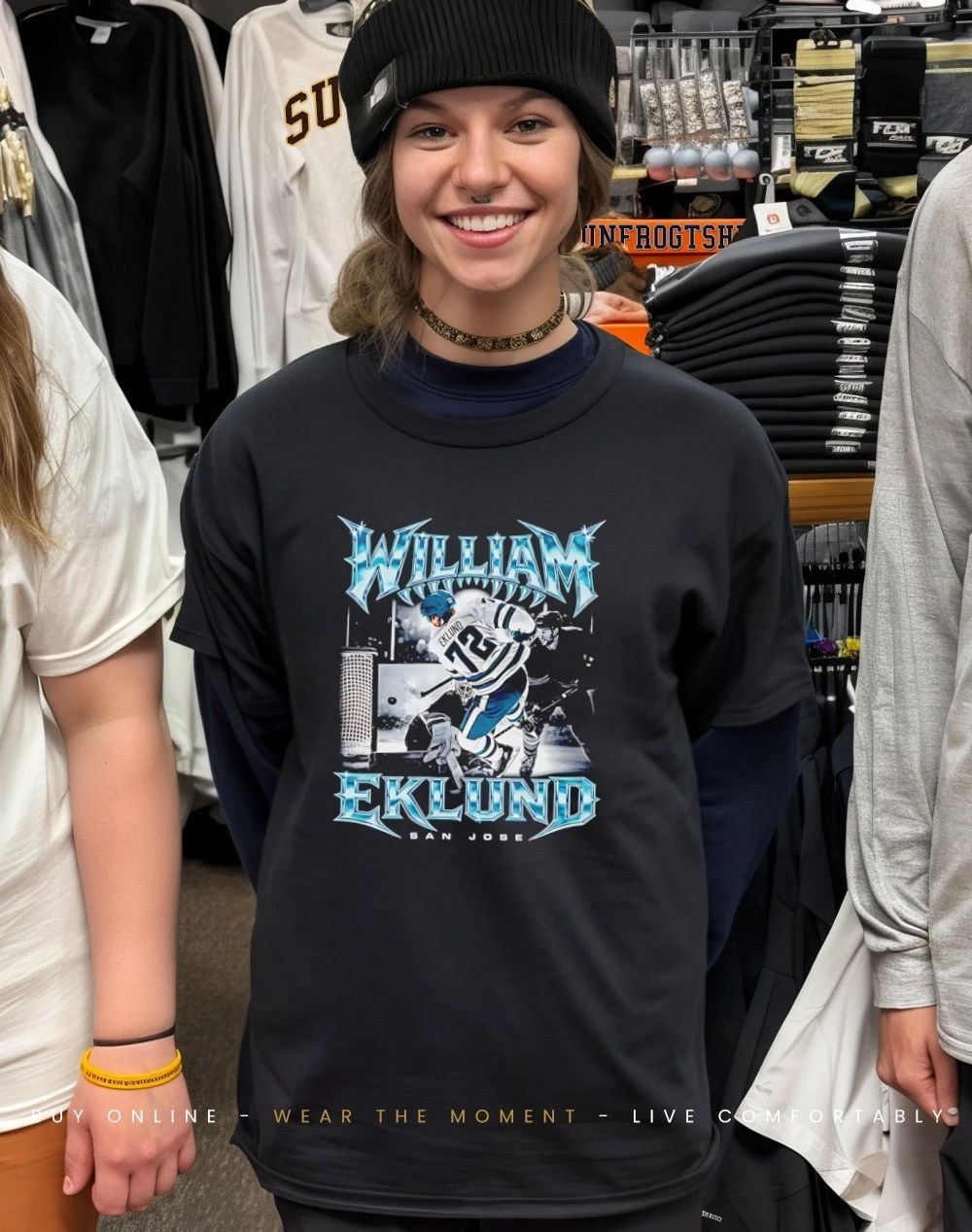 William Eklund San Jose Goal Of The Year graphic shirt