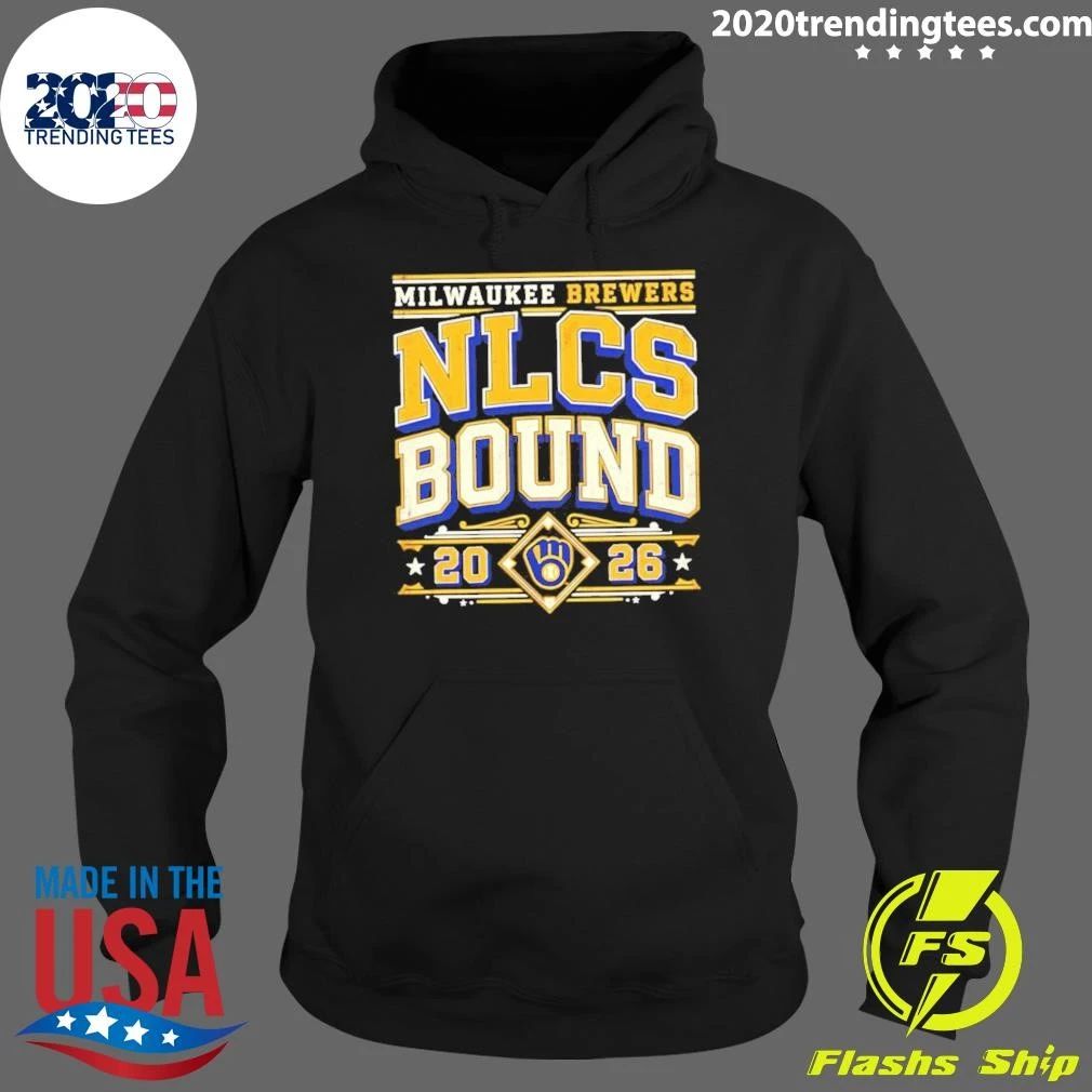 Awesome Milwaukee Brewers Nlcs Bound 2026 Baseball T-Shirt