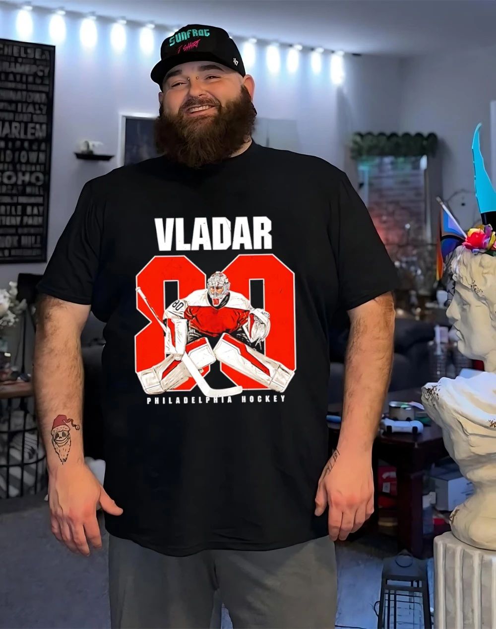Dan Vladar Philadelphia Flyers Number shirt