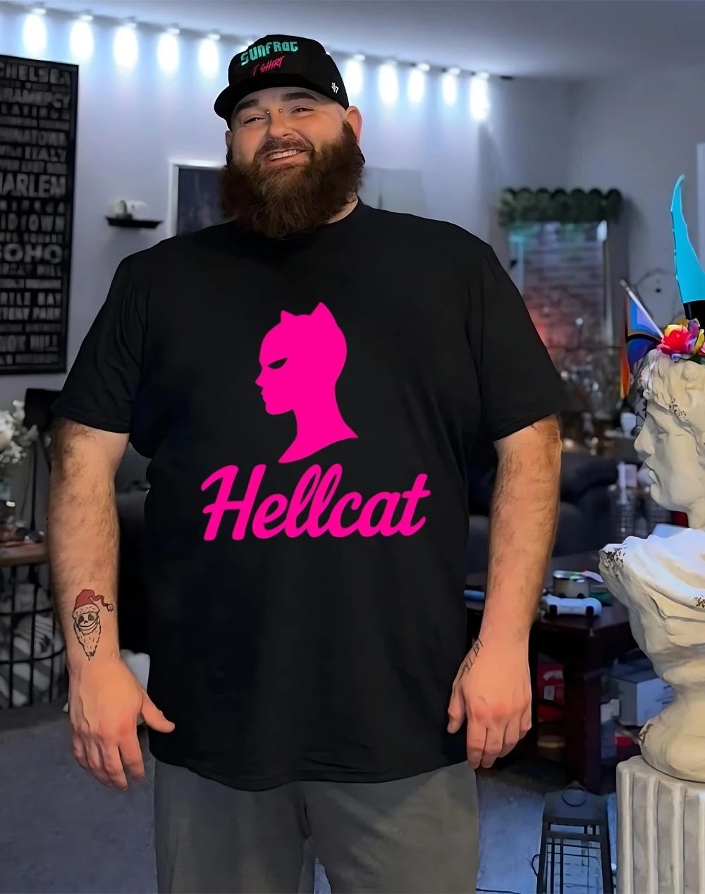 Selena Hekate Hellcat Pink shirt