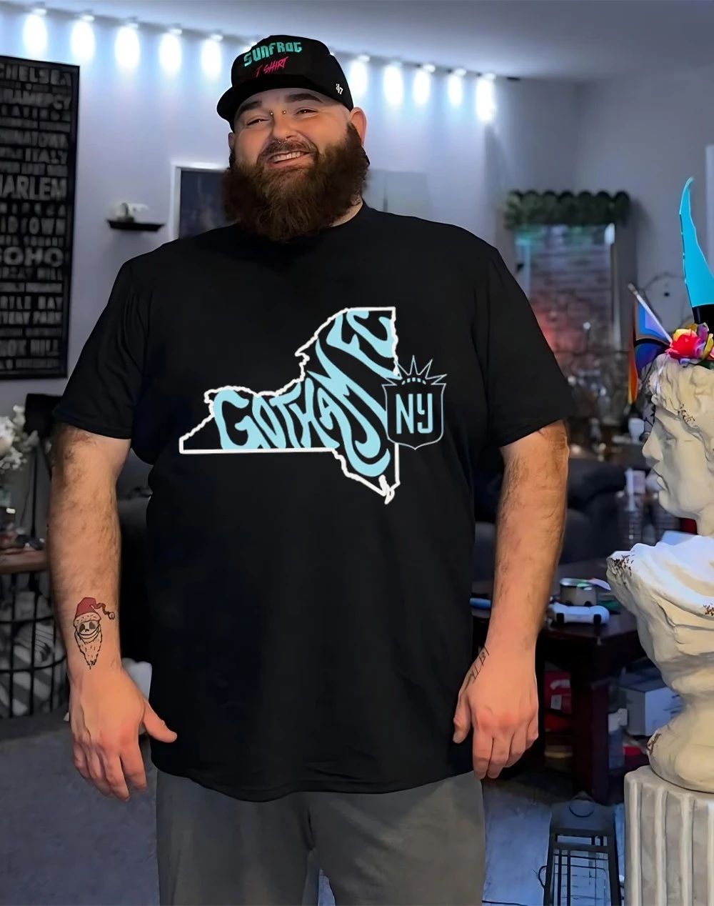 Gotham FC Groovy State graphic shirt