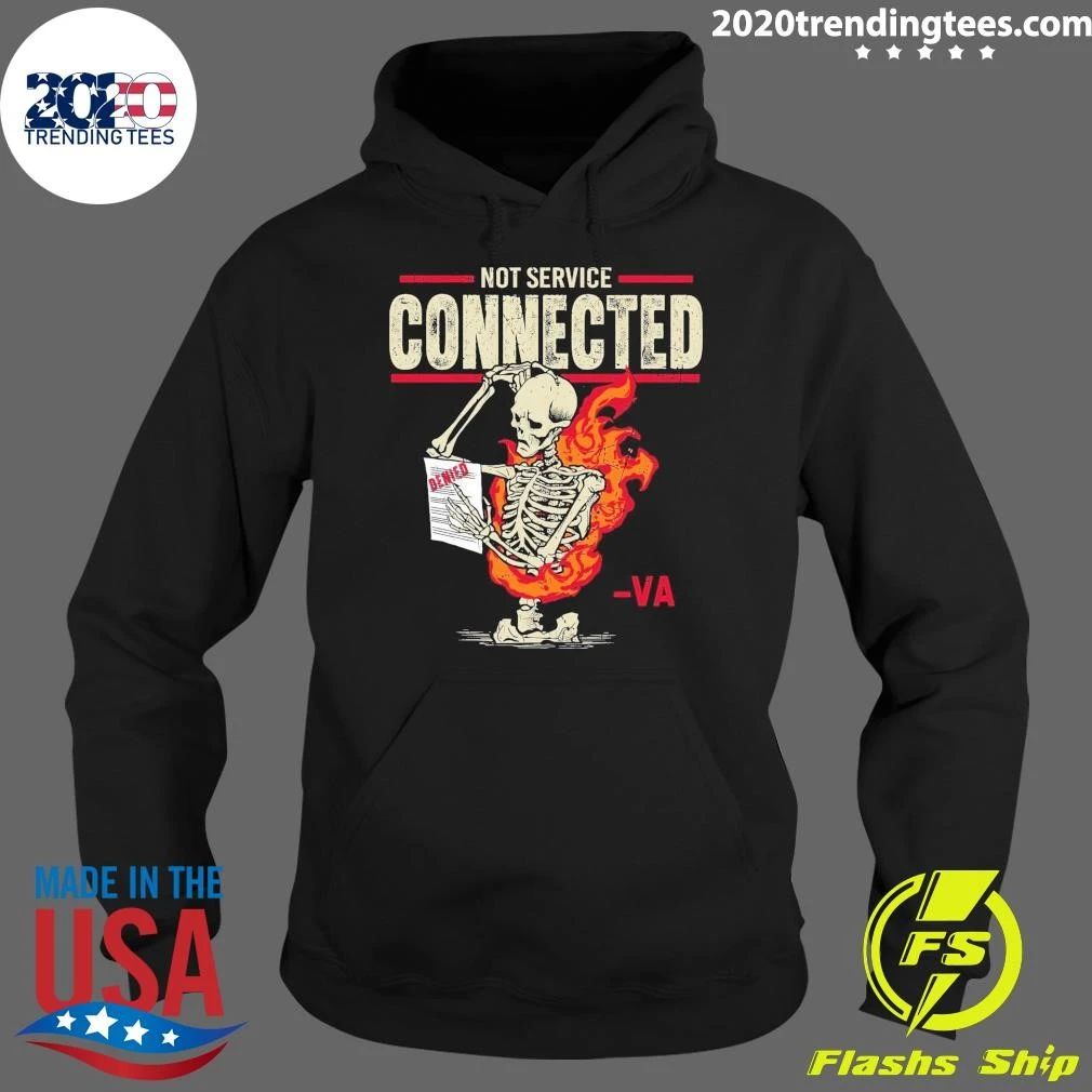 Skeleton Not Service Connected Shirt