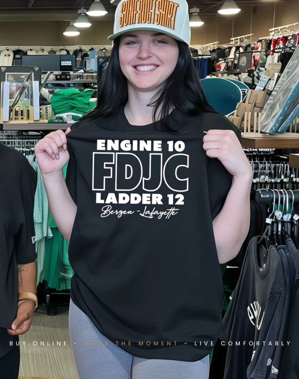 Jersey City Fire Department Bergen Lafayette Engine 10 Ladder 12 shirt