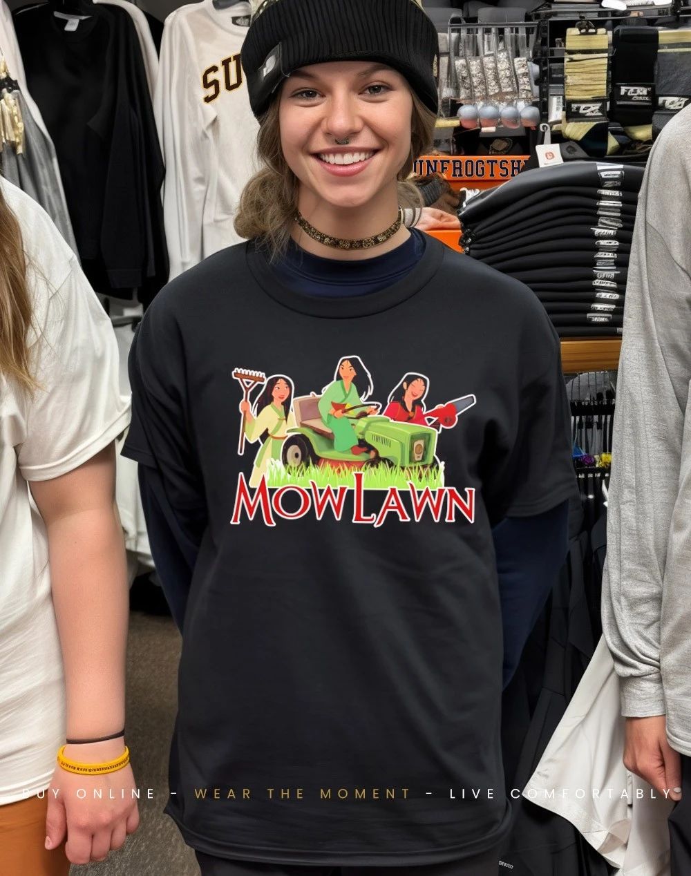 Mulan lawn mowers mownlawn shirt