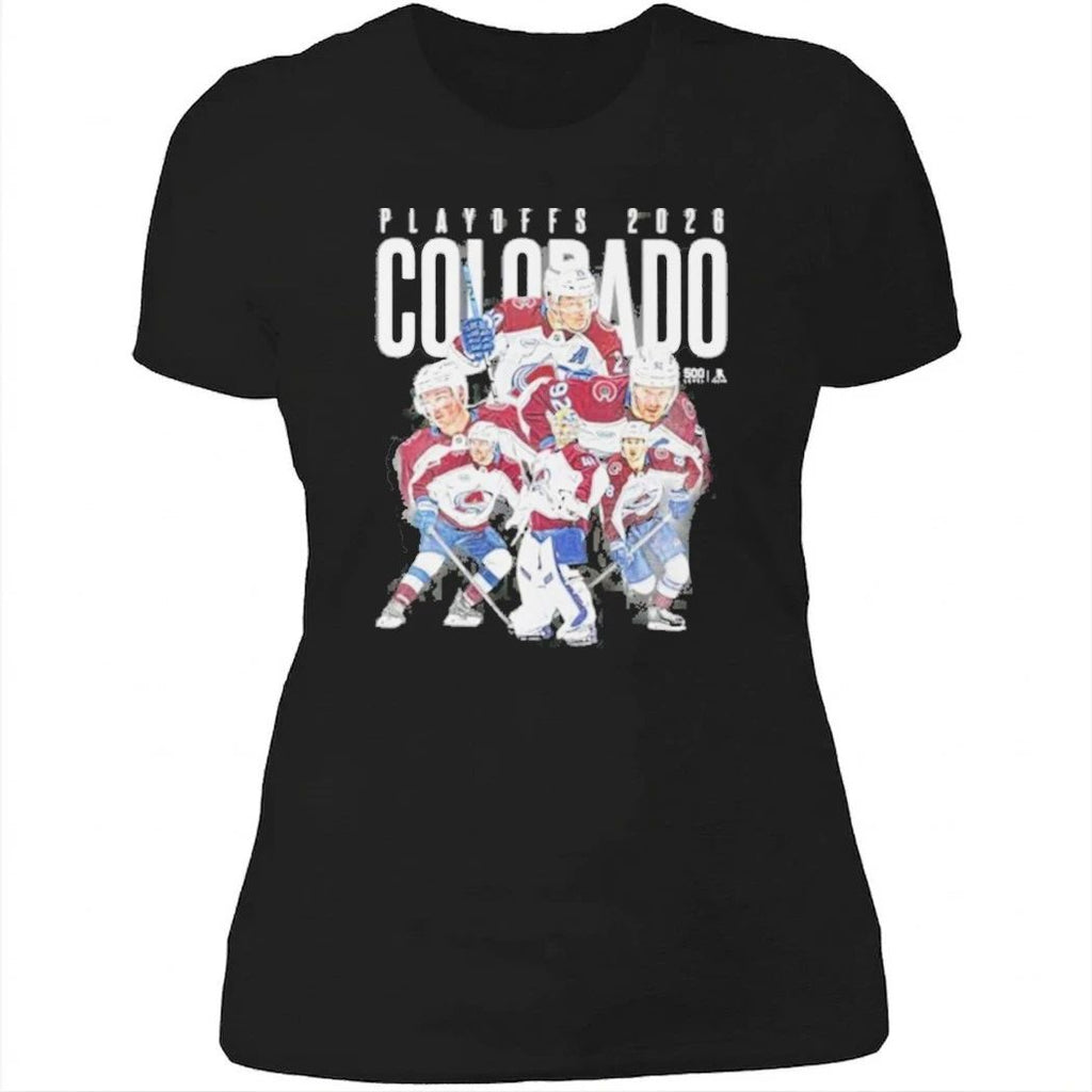 Colorado Avalanche 500 Level 2026 Playoff Heroes T-Shirt