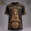 Alpha Phi Alpha Fraternity 1906 Gold Emblem T-Shirt