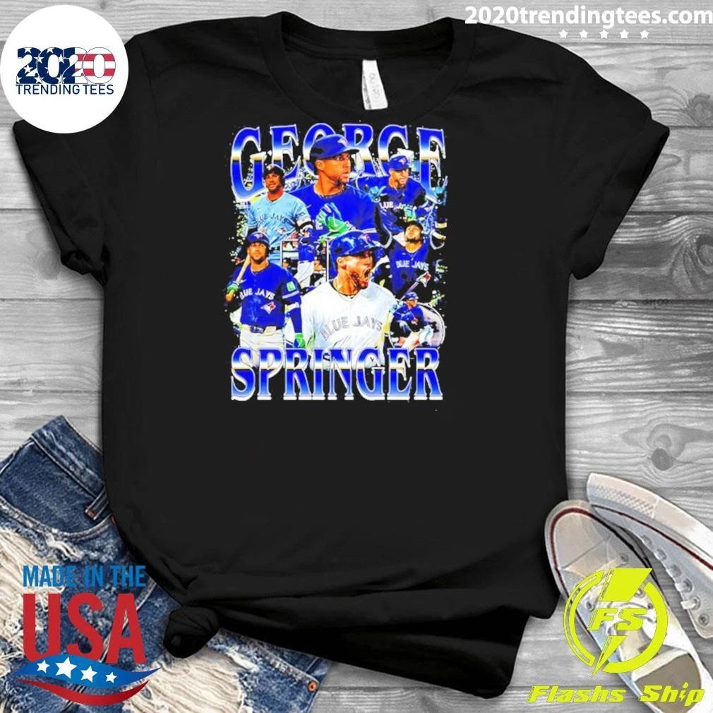 George Springer Toronto Blue Jays Baseball Player Name Shirt