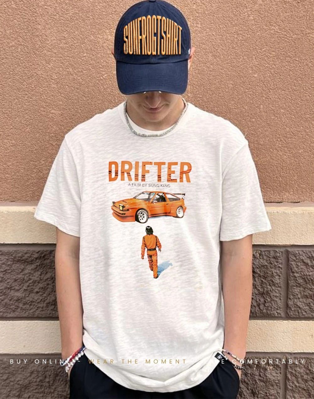 Drifter a film by Sung Kang shirt