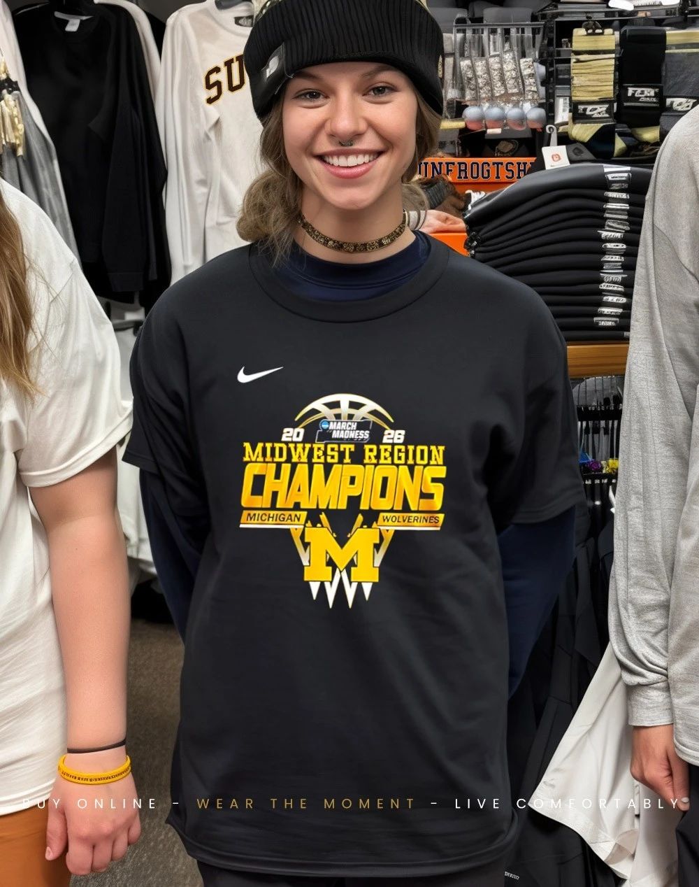 Michigan Wolverines Midwest Region Champions 2026 shirt