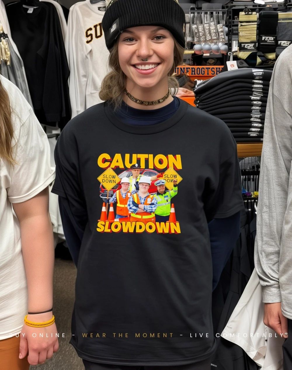 Caution Slow Down Down syndrome shirt