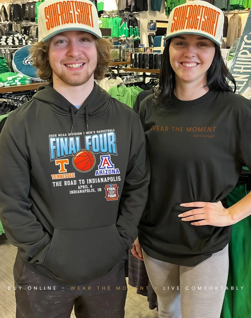 Tennessee Volunteers Vs Arizona Wildcats 2026 NCAA DI Men’s Basketball Tournament March Madness Final 4 shirt